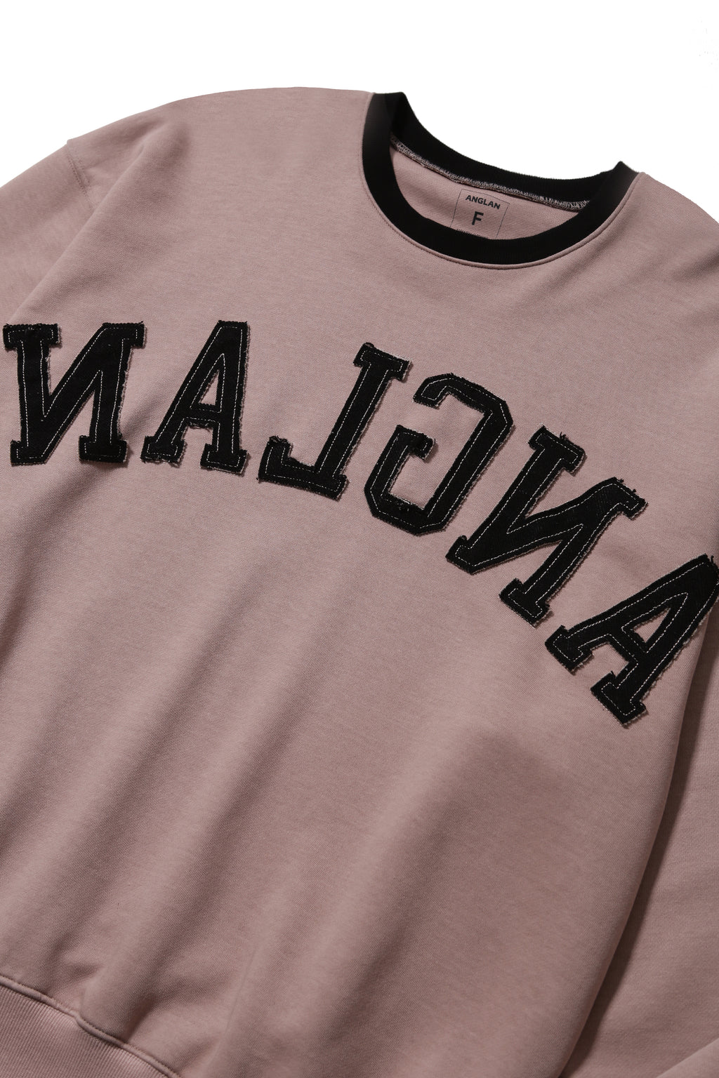 ANGLAN  Palette Appliqué Sweat Shirt - Pink