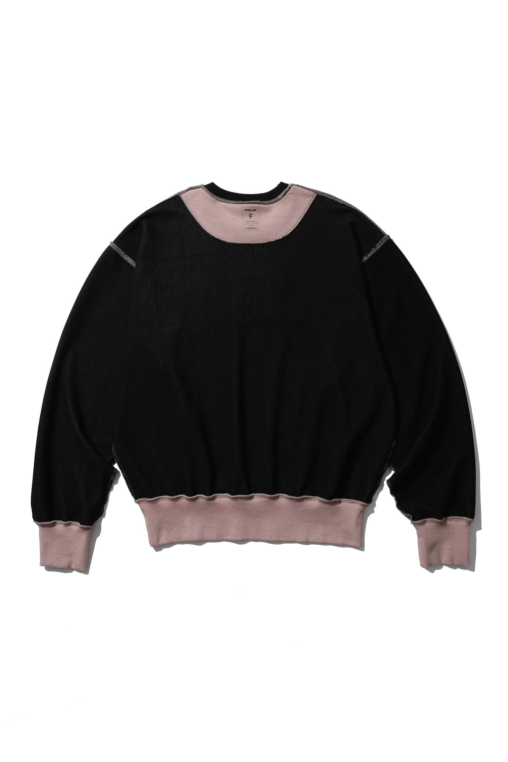 ANGLAN  Palette Appliqué Sweat Shirt - Pink