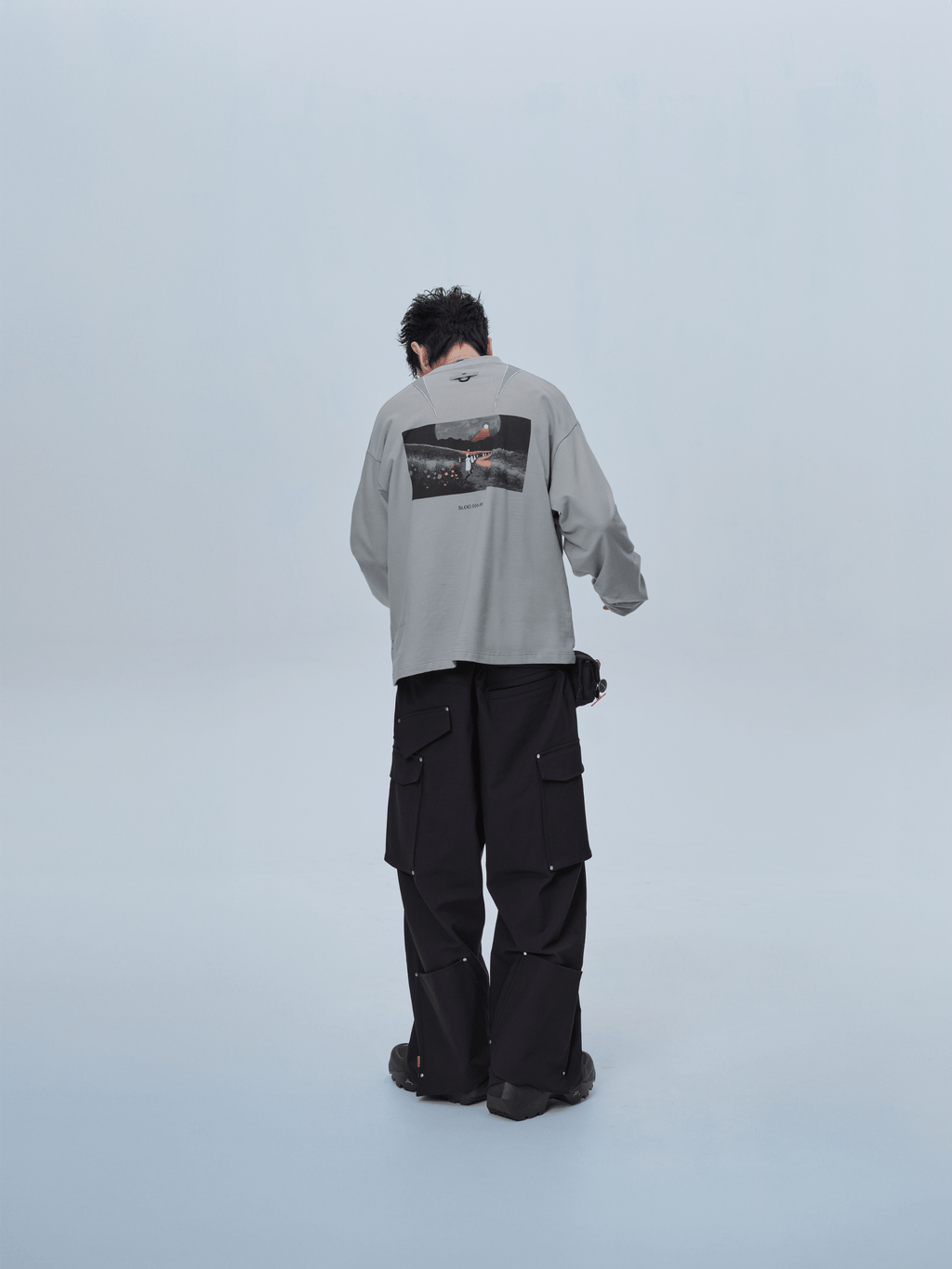 GOOPiMADE GX1 Luminary Graphic L/S Tee - Grey
