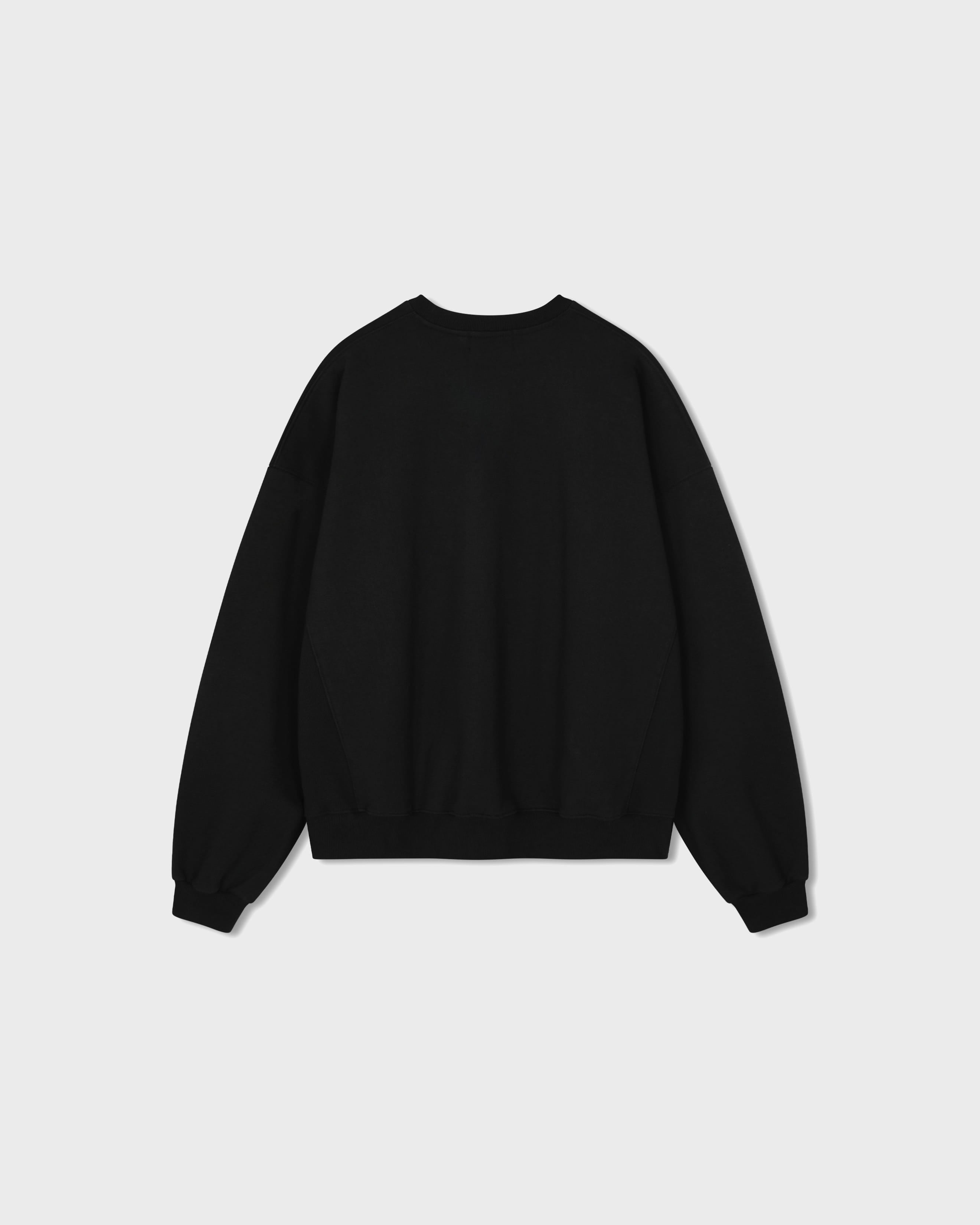 Anglan Steady Symbol Sweat Shirt - Black