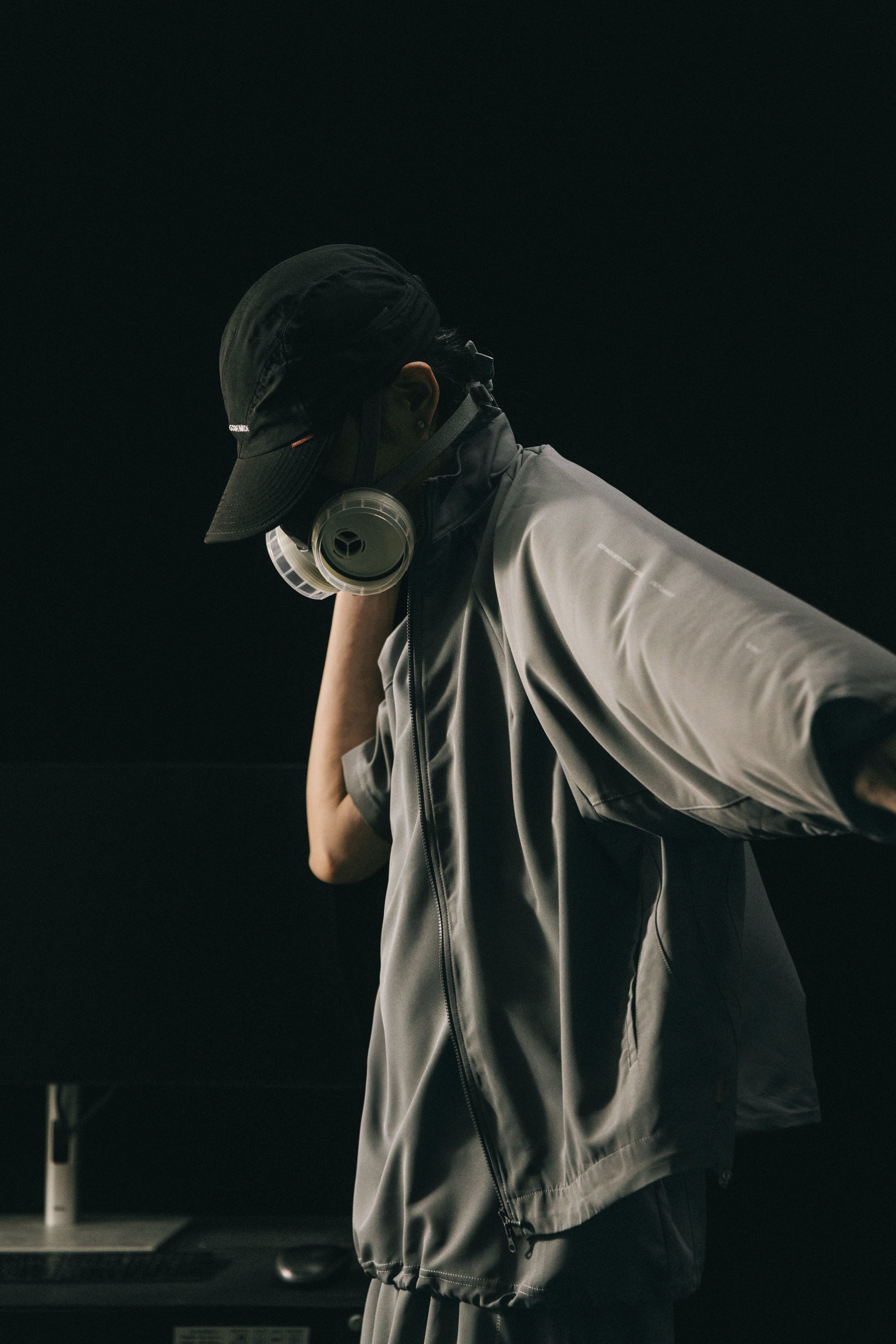 GOOPiMADE UFS_001 Track TECH Tee | Grey